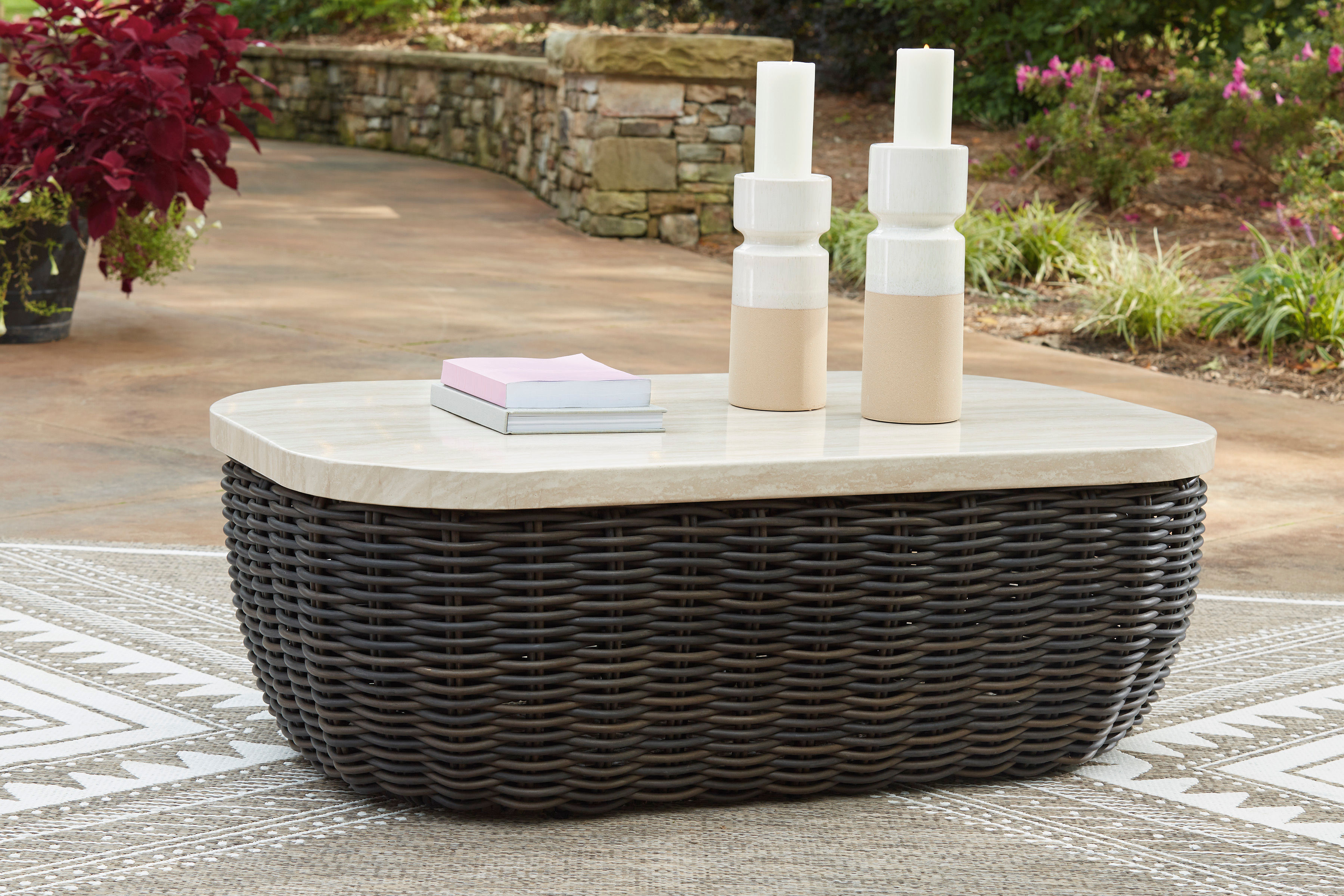 Kimora Outdoor Cocktail Table