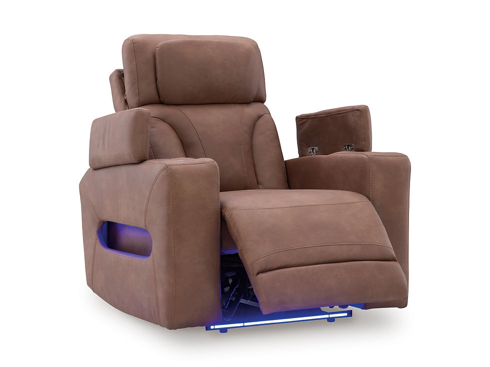 Thumbnail: Clean-Slate Caramel Power Recliner