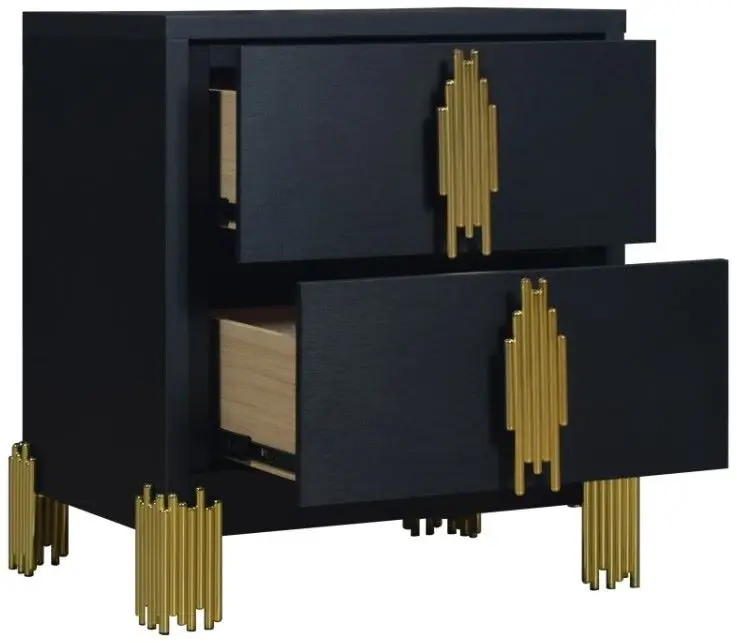Thumbnail: Empire Black Nightstand