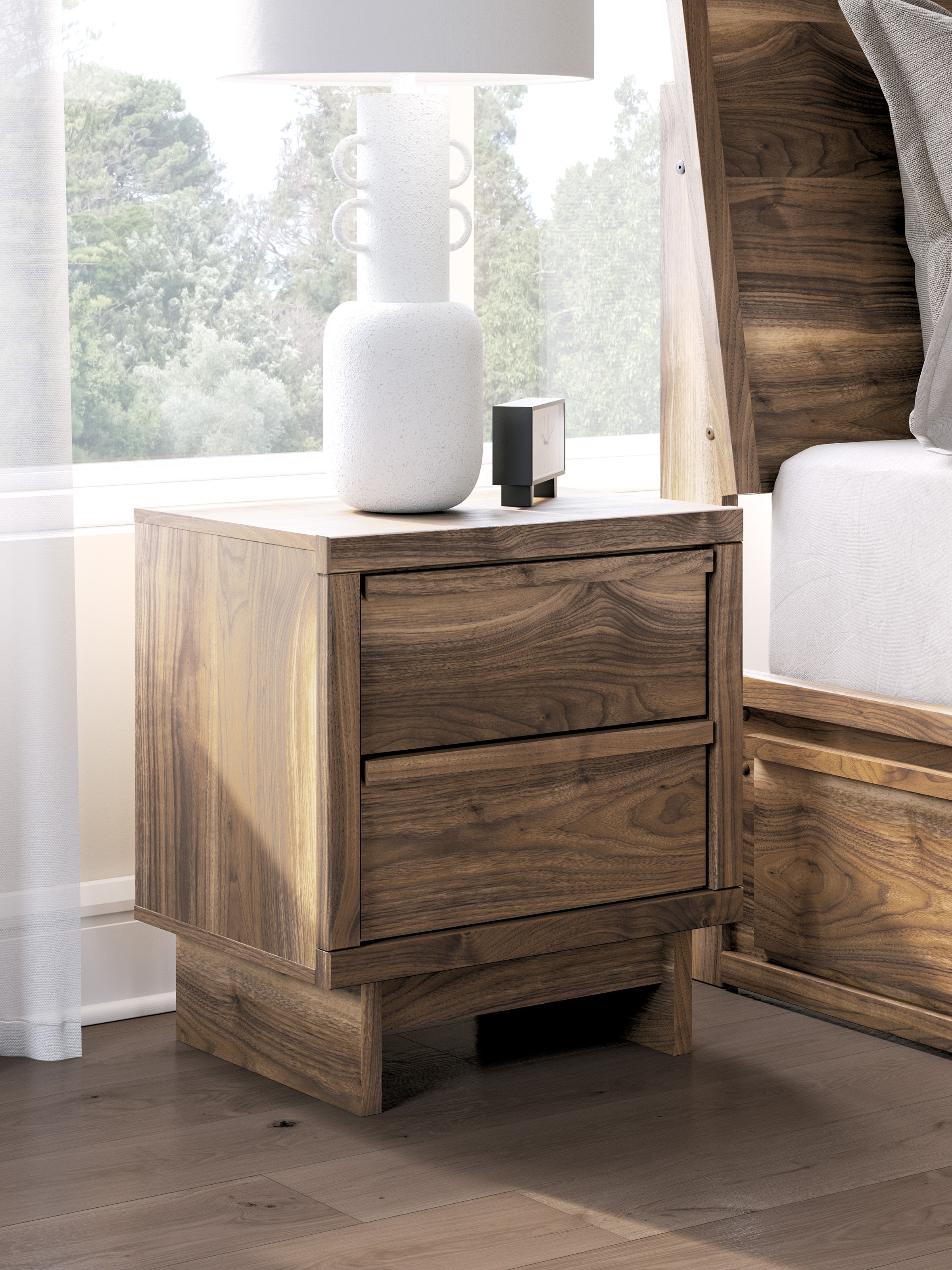 Chirason 2-Drawer Night Stand