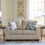 Thumbnail: Deltona Parchment Loveseat