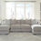 Thumbnail: Aslan Court 4-PC Double Chaise Sectional