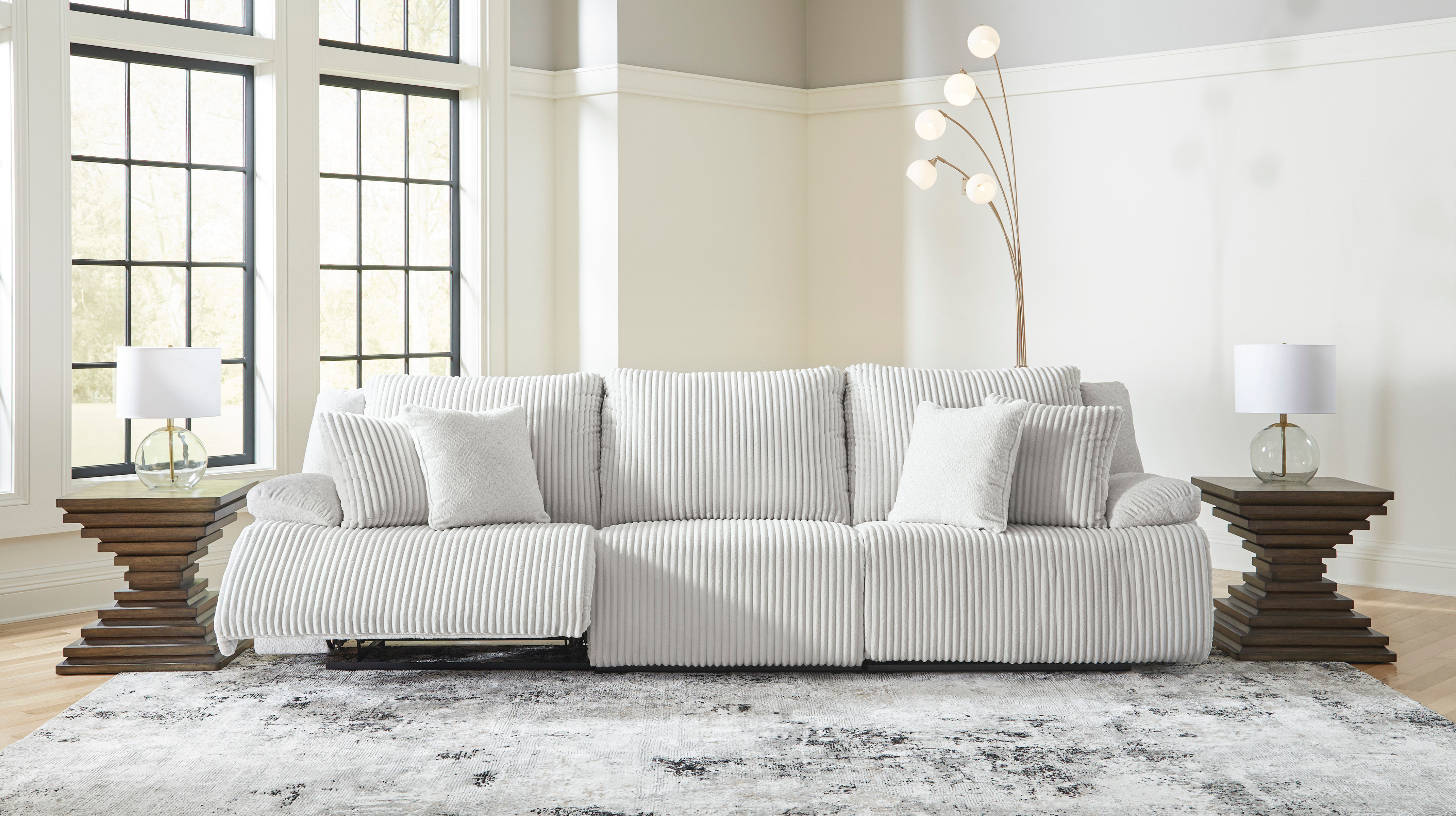 Top Tier Alloy Reclining Sofa
