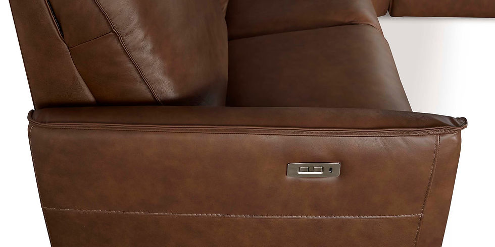 Thumbnail: Everett Cork Modular Reclining 5-PC Sectional