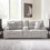 Thumbnail: Acklen Pewter Power Reclining Loveseat w/ Console