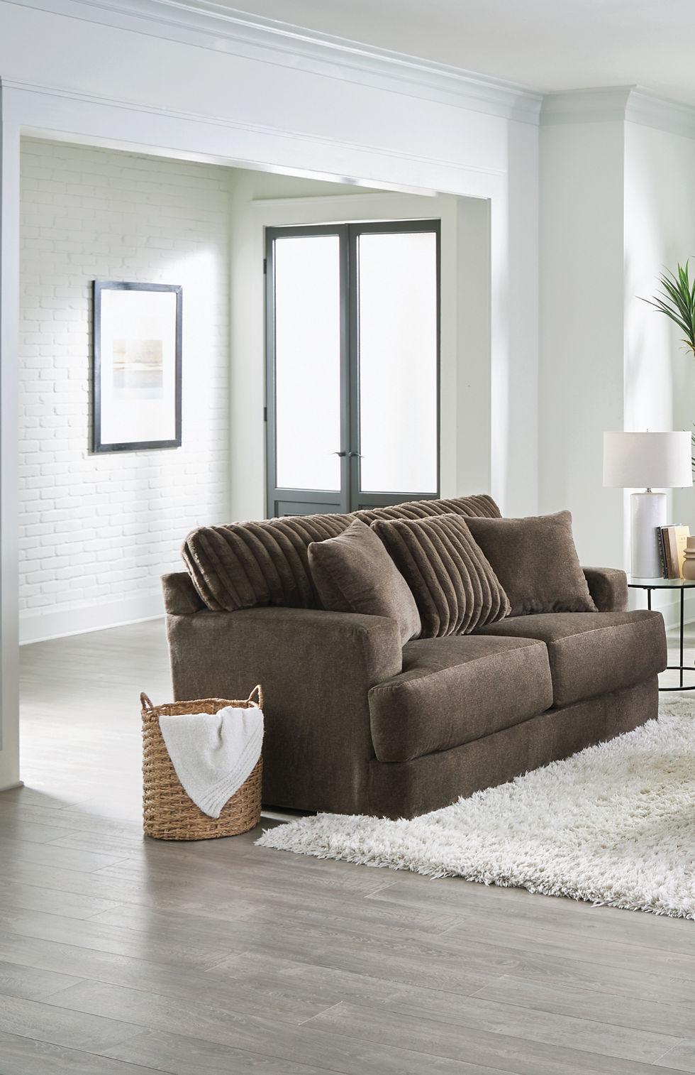 Eagan Chocolate Loveseat