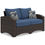 Thumbnail: Windglow Outdoor Loveseat w/ Cushion