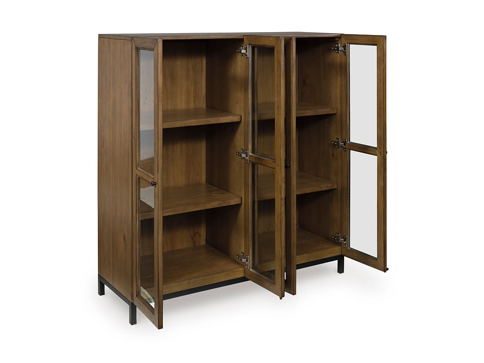 Thumbnail: Wrenridge Gray Brown Cabinet