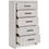 Thumbnail: Cayboni Whitewash Chest of Drawers