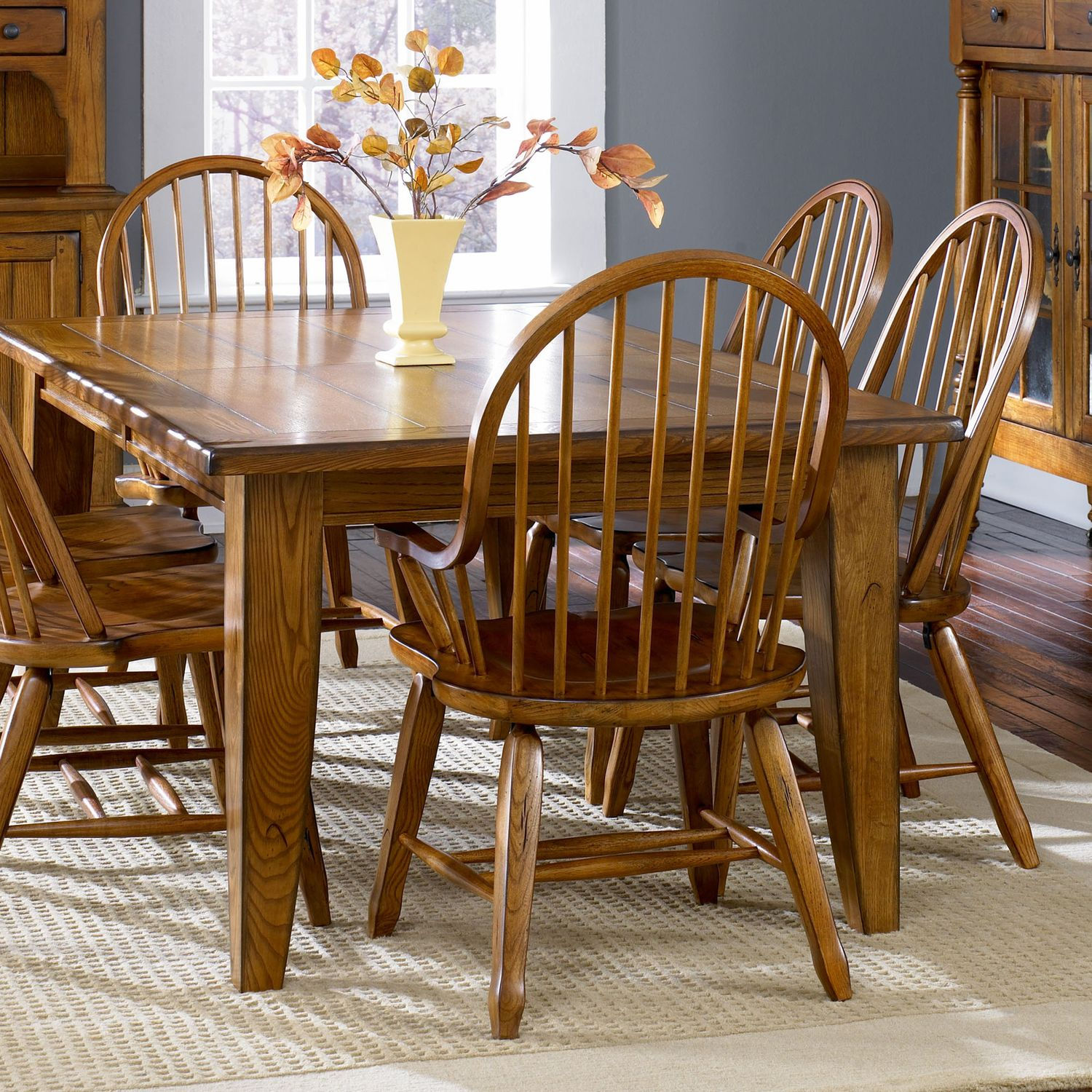 Treasures Dining Table & 4 Side Chairs