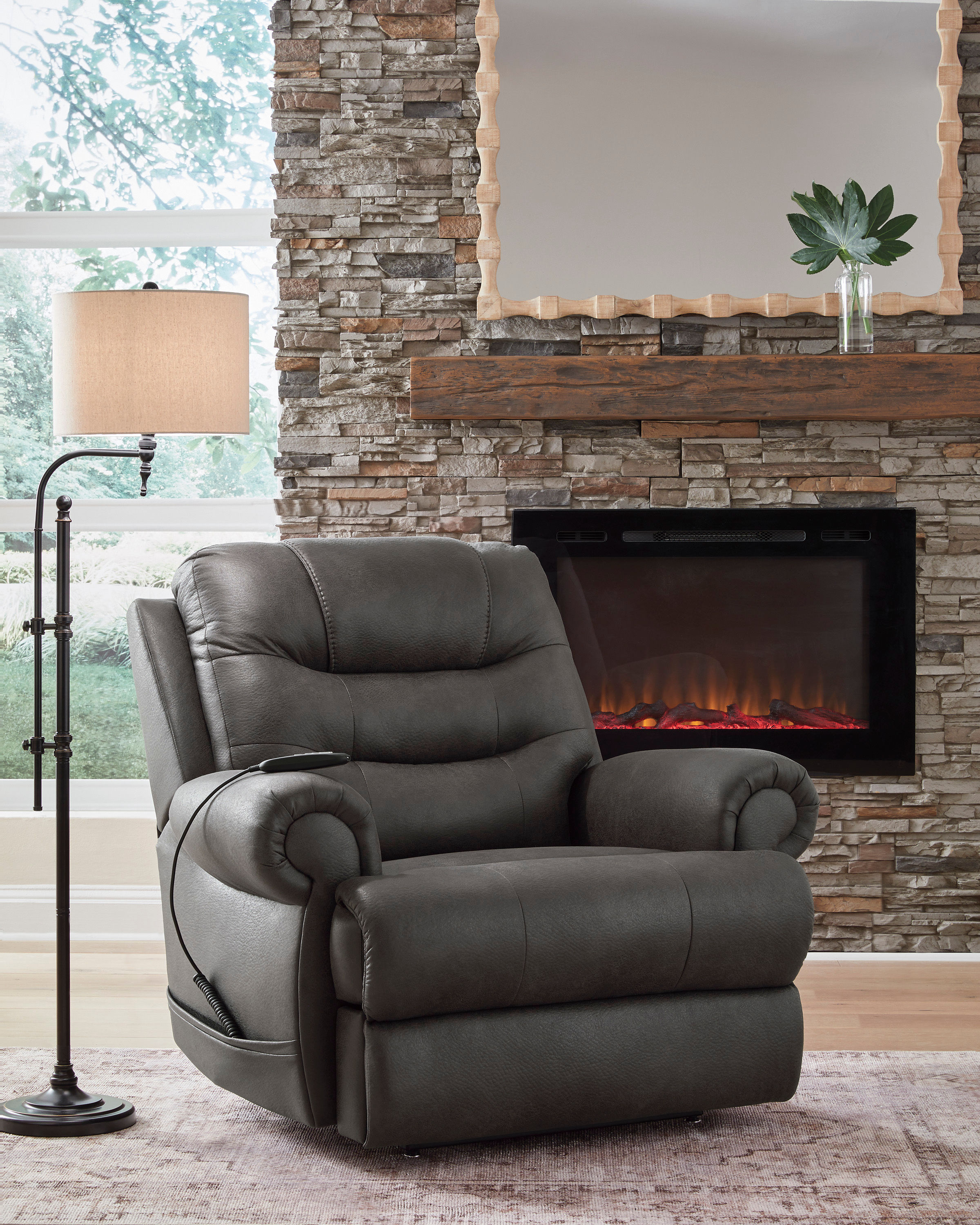 Revived & Restored Granite Power Lift Recliner w/ Heat &amp; Massage