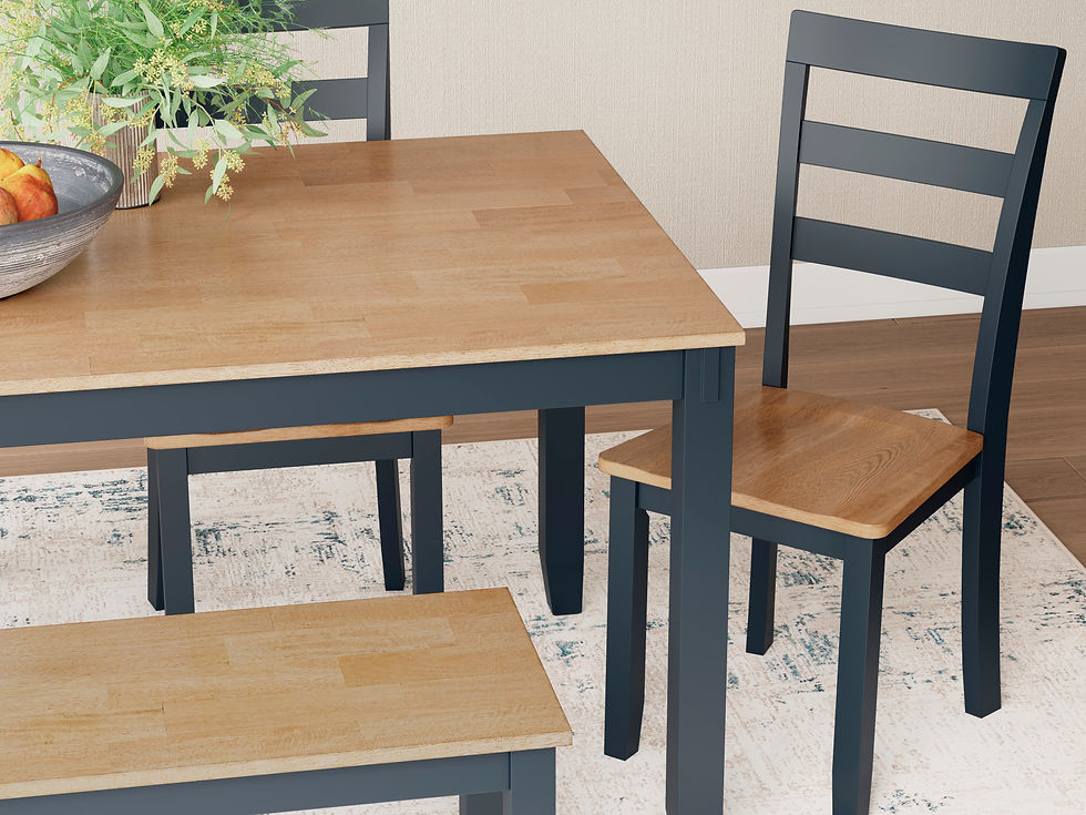 Thumbnail: Gesthaven Dining Table, 4 Chairs, & Bench