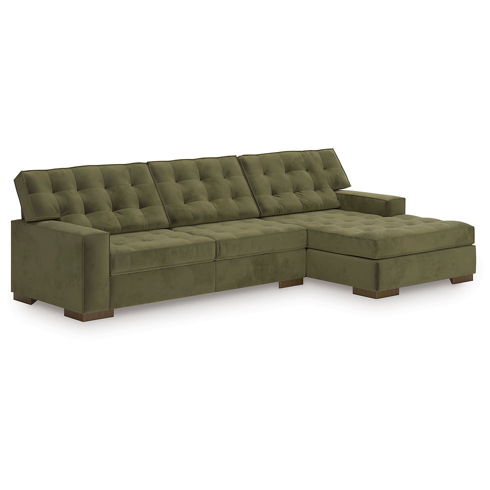 Thumbnail: Caspian-Town Olive 2-PC Sectional