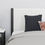 Thumbnail: Cadmori Partial Upholstered Panel Bed