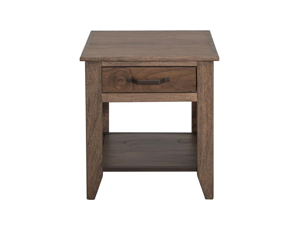Natural Teca End Table