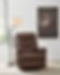 Flynwood Espresso Swivel Glider Recliner