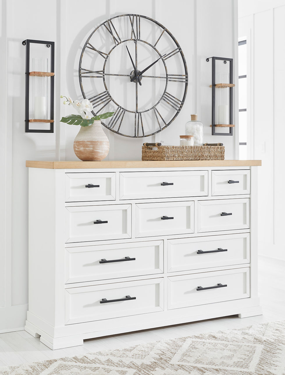 Ashbryn White Dresser