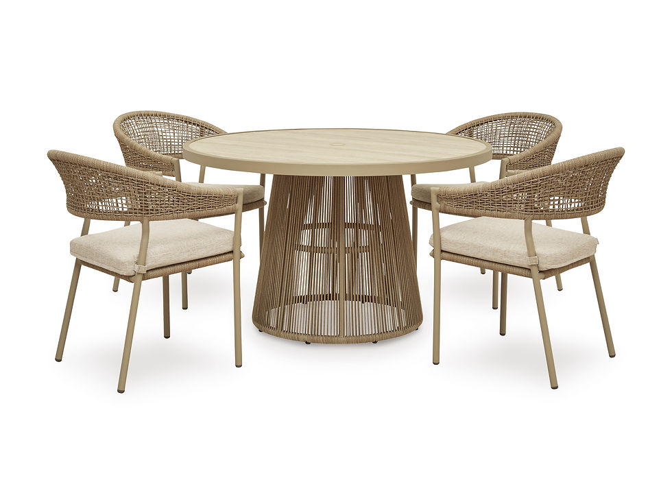 Thumbnail: Orchard Beach Round Table & 4 Chairs