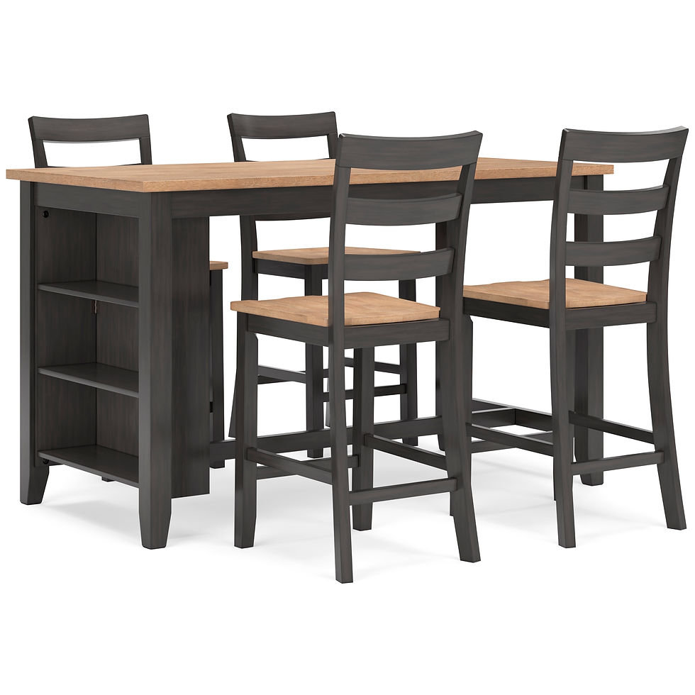 Thumbnail: Gesthaven Storage Counter Table & 4 Barstools