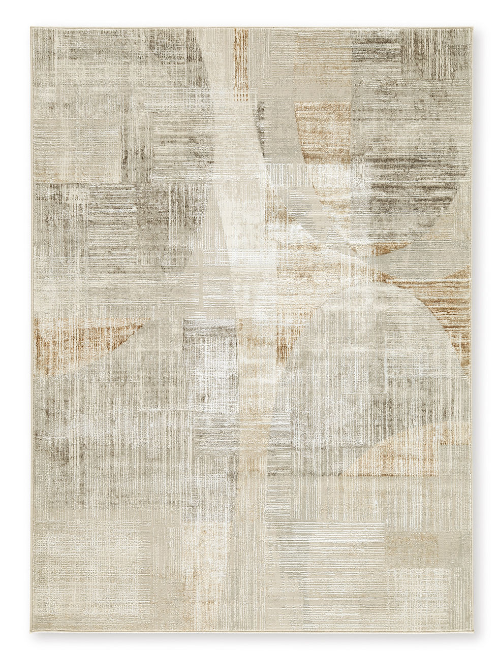 Truward Linen/Gray/Caramel 5" x 7" Rug