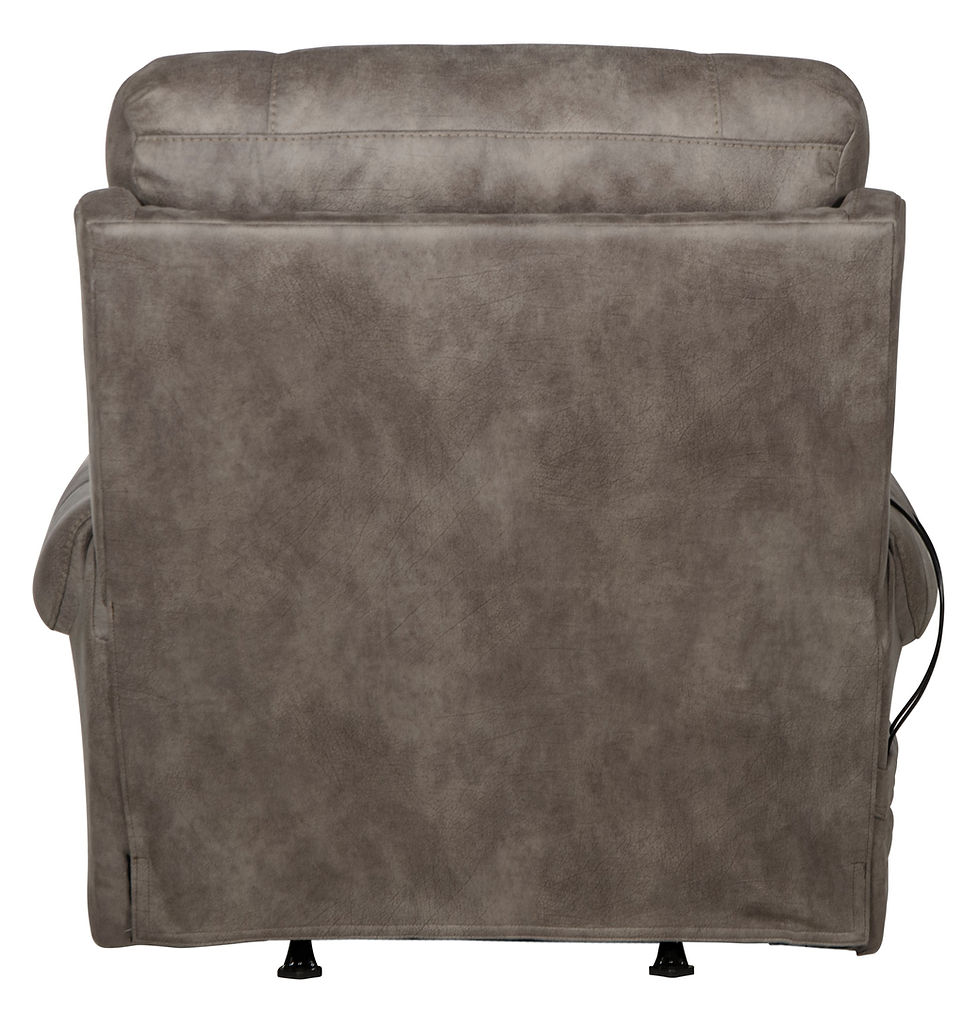 Thumbnail: Recharger Charcoal Power Rocker Recliner w/ Heat, Lumbar & Massage