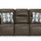 Thumbnail: Arezzo Chocolate Leather Power Reclining Sofa