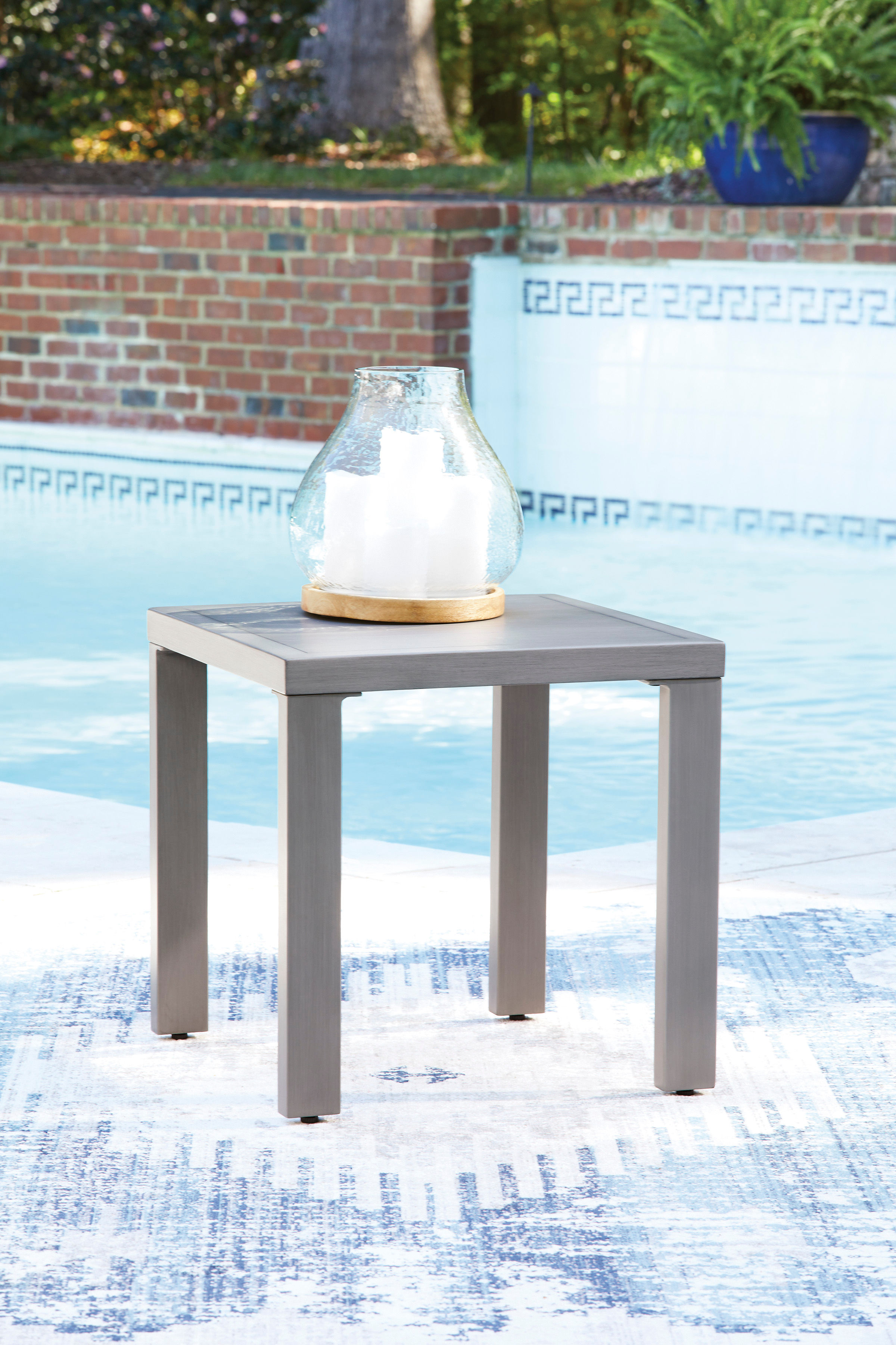 Half Moon Beach Outdoor End Table
