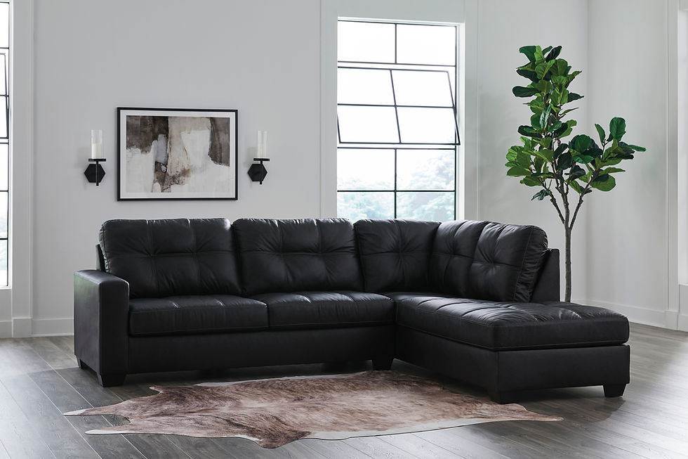 Barlin Mills Charcoal 2-PC Sectional