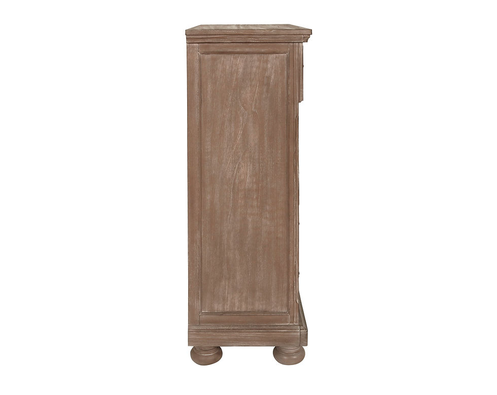 Thumbnail: Allegra Vintage Driftwood 5-Drawer Chest