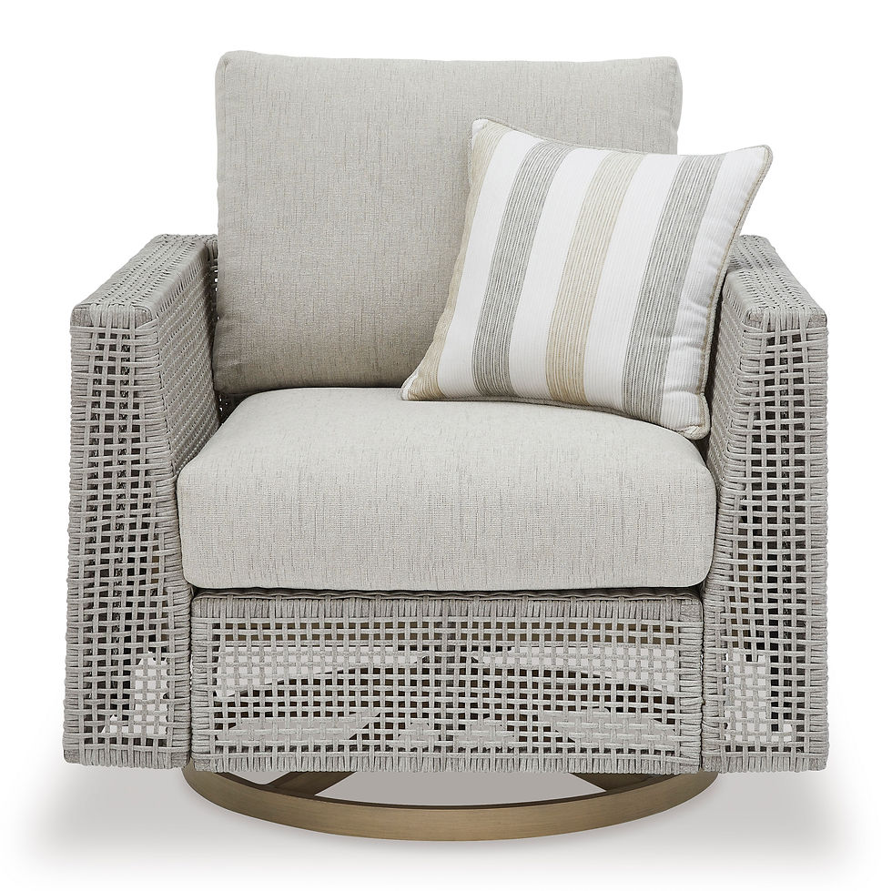 Thumbnail: Seton Creek Outdoor Swivel Lounge w/ Cushion