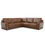 Thumbnail: Blake Venetian Honey Power Reclining 5-PC Sectional