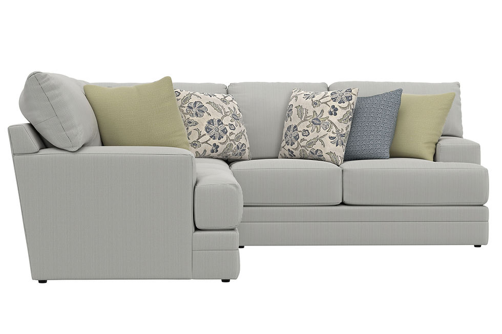 Thumbnail: Stockbridge 2-PC L-Shape Luxury Custom Modular Sectional