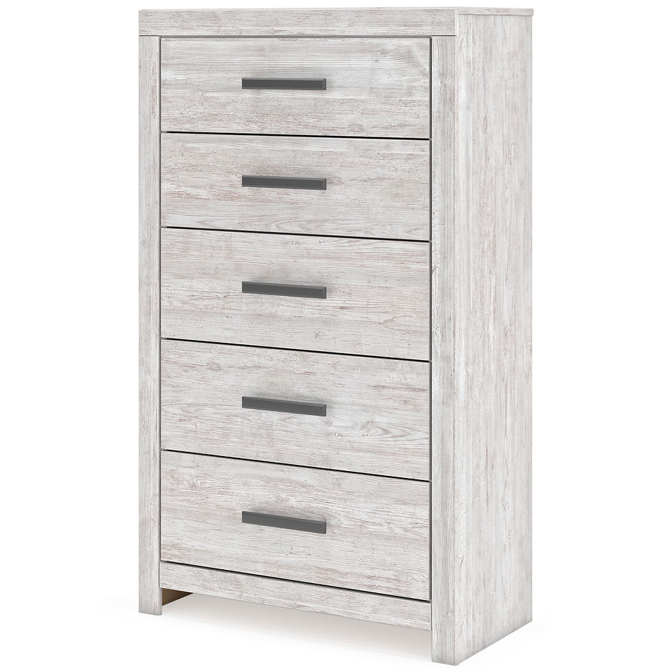 Thumbnail: Cayboni Whitewash Chest of Drawers