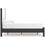 Thumbnail: Cadmori Partial Upholstered Panel Bed