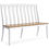 Thumbnail: Ashbryn White Dining Table, 4 Chairs & Bench
