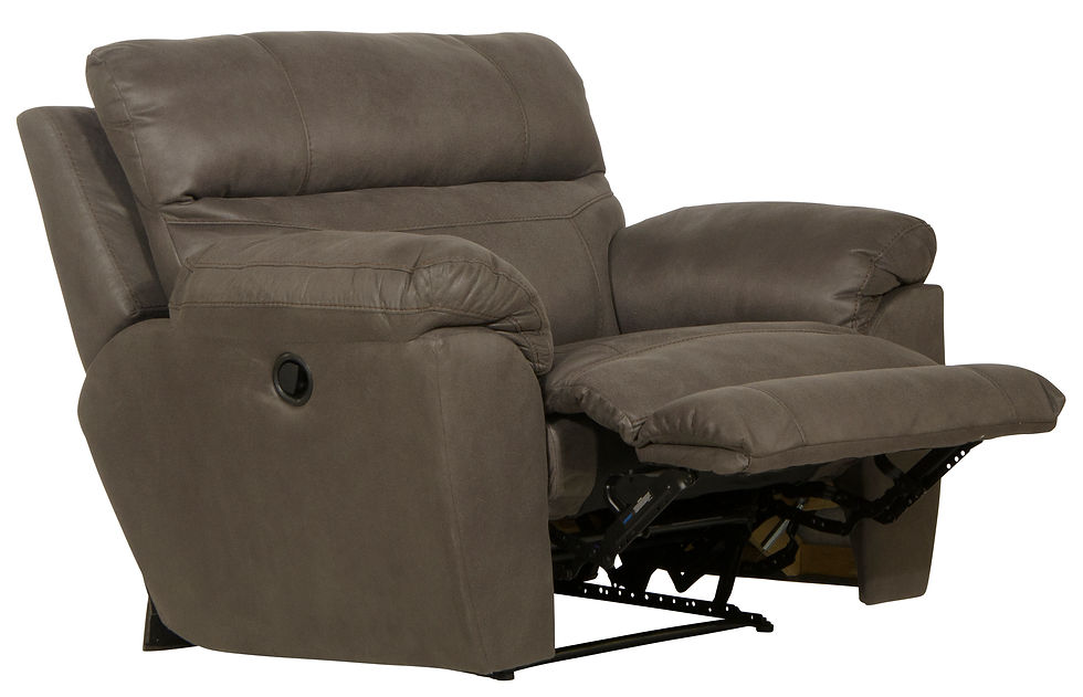 Thumbnail: Atlas Charcoal Manual Recliner