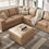 Thumbnail: Bandon Toffee Oversized Accent Ottoman