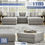 Thumbnail: Avaliyah Ash 3-PC Sectional w/Chaises