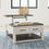 Thumbnail: Darborn Gray/Brown Lift-Top Coffee Table
