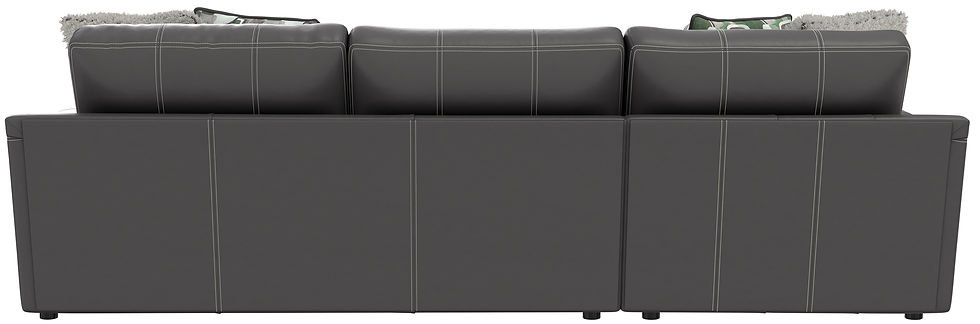Thumbnail: Minori Steel Leather 2-PC Sectional