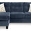Thumbnail: Amity Bay Ink Sofa Chaise w/ Movable Chaise