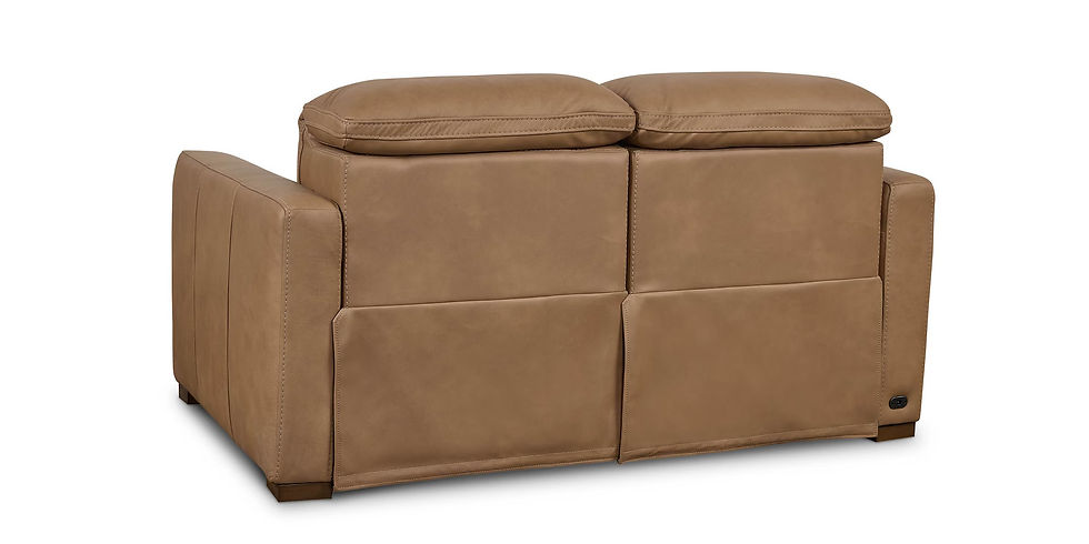 Thumbnail: Caswell Leather Goodland Brown Power Reclining Loveseat