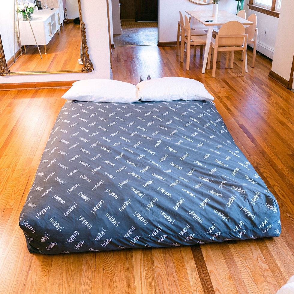 Thumbnail: CordaRoy’s Cookies & Cream Bean Bag / Full Bed