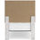 Thumbnail: Cayboni Whitewash Twin Panel Bed
