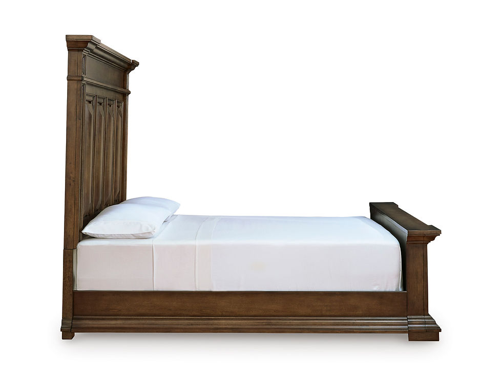 Thumbnail: Frantanna Brown King Panel Bed