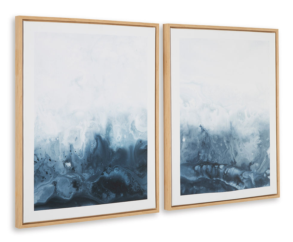 Thumbnail: Holport Canvas Wall Art Set of 2