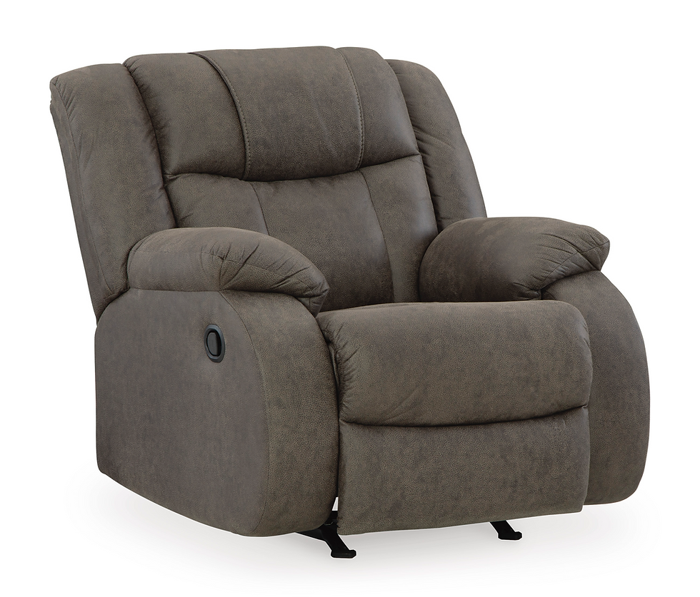Thumbnail: First Base Gunmetal Recliner