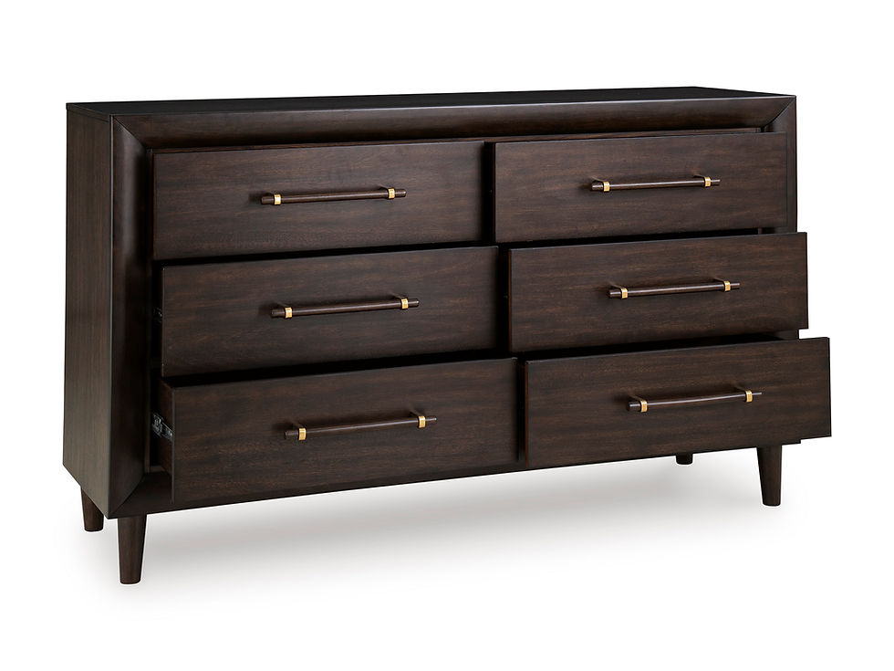 Thumbnail: Dantenton Merlot 6-Drawer Dresser