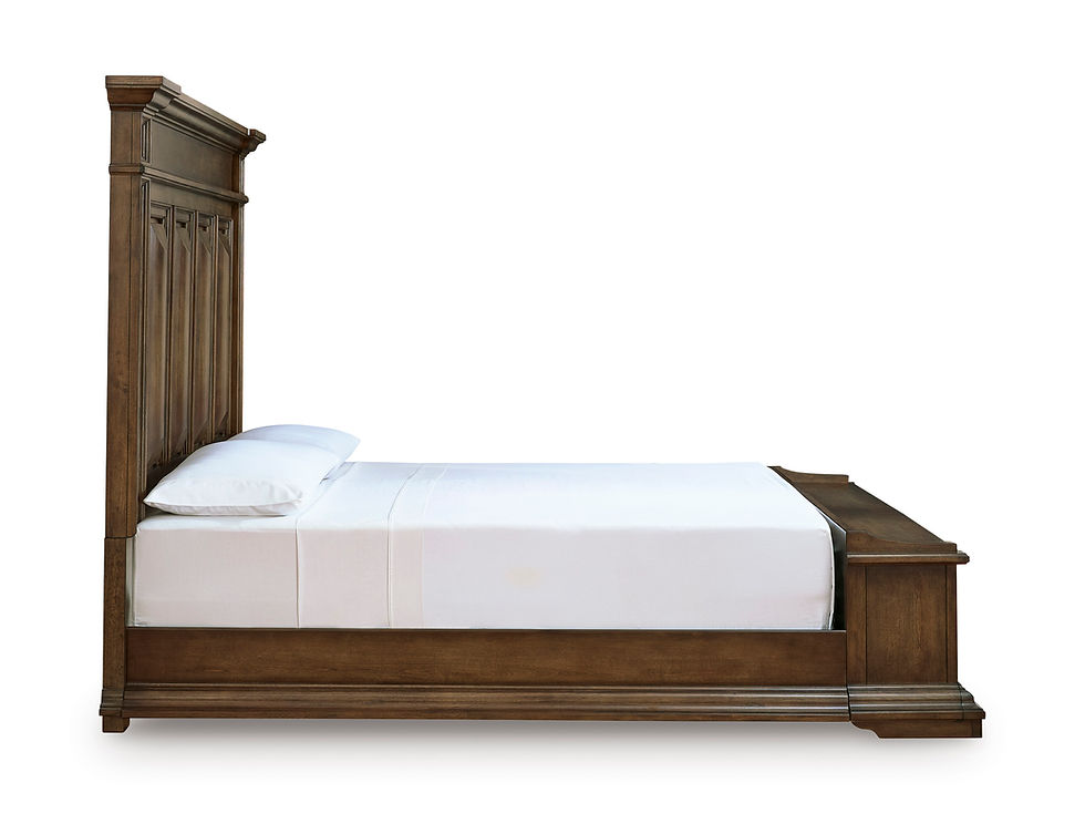 Thumbnail: Frantanna Brown King Storage Bed