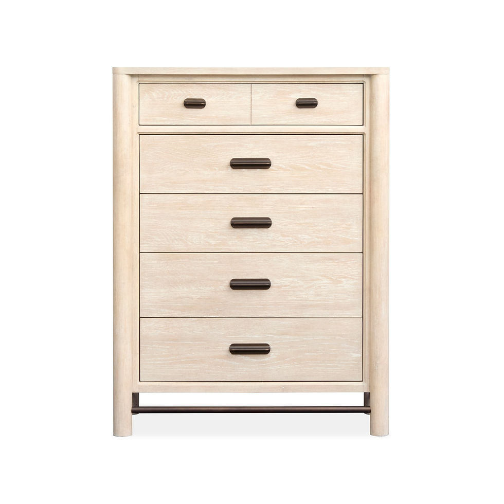 Thumbnail: Sunset Cove Sanibel Brown 5-Drawer Chest
